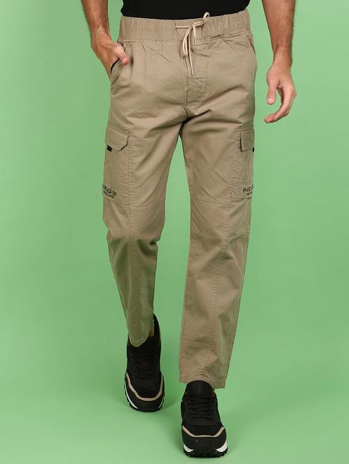 men mid rise solid cargo - 21153625 - Very Small Image - 1