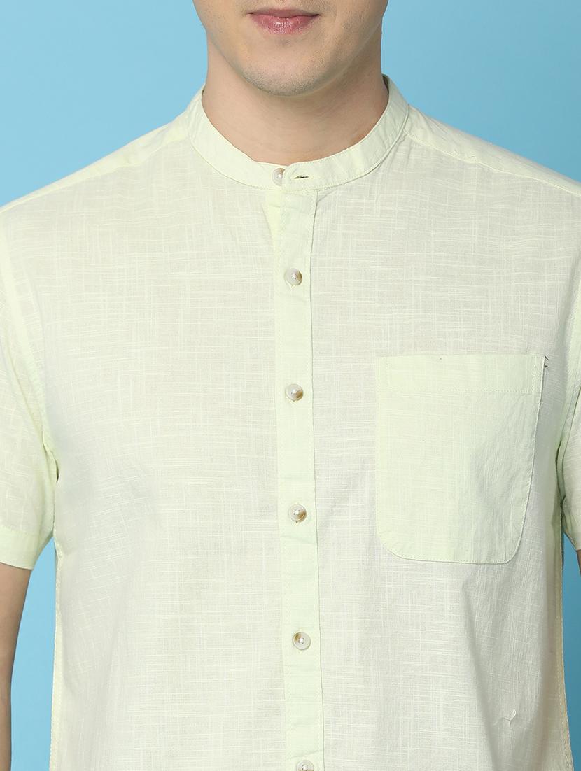 men solid cotton casual shirt - 21159605 - Zoom Image - 5