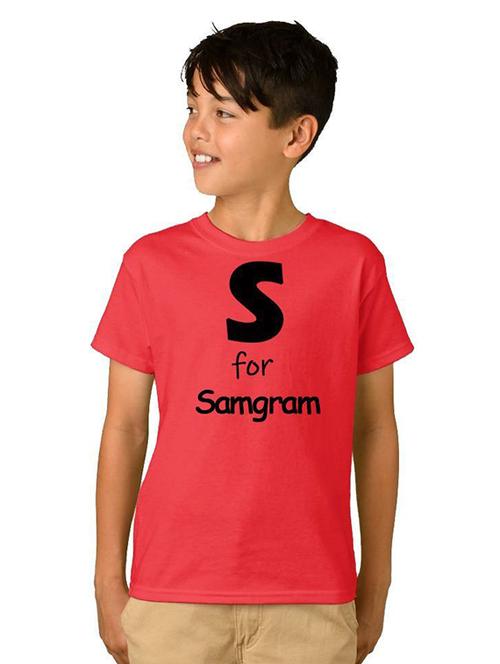 red cotton blend tshirt - 21165137 - Very Small Image - 1