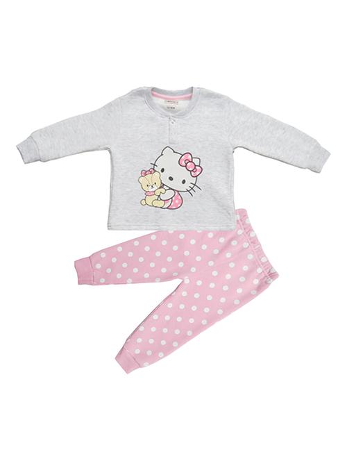 girls graphic printed full length set - 21167925 - Very Small Image - 1