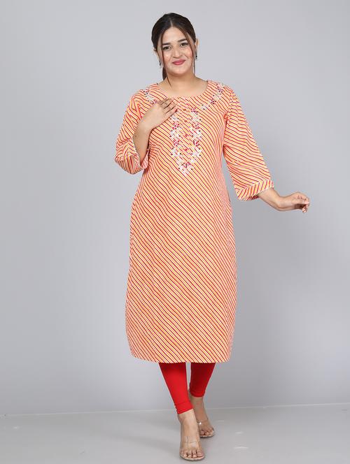 women printed straight kurta - 21170867 - Very Small Image - 1