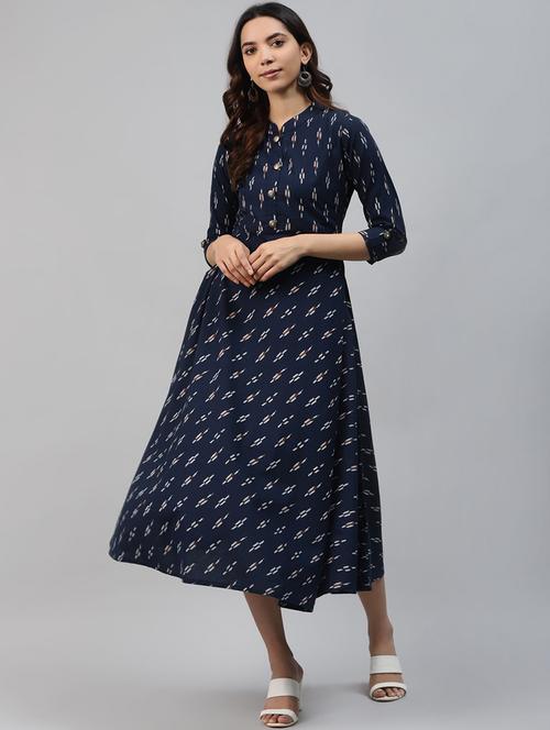 women printed flared kurta - 21171061 - Very Small Image - 1