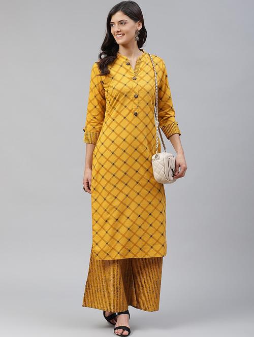 women printed kurta palazzo set  - 21171132 - Very Small Image - 1