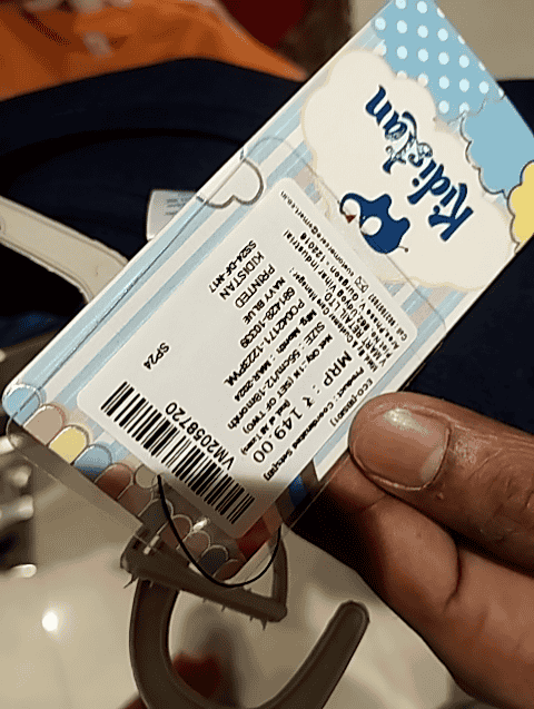 navy blue cotton single jersey twin sets & dungree - 21172009 - Very Small Image - 1