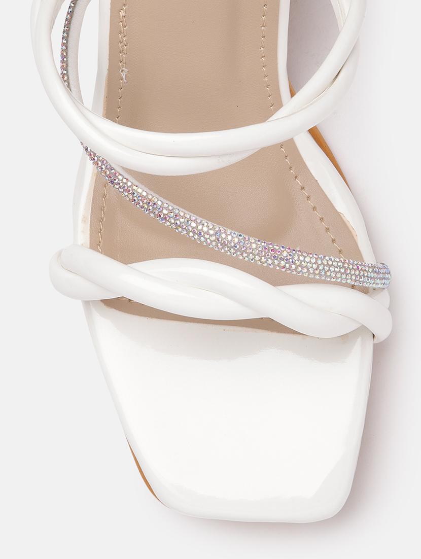 women white slip on sandals - 21173995 - Standard Image - 3
