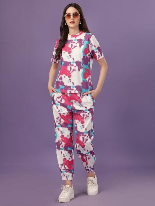 white cotton top & pyjama set  - 21176214 - Very Small Image - 1