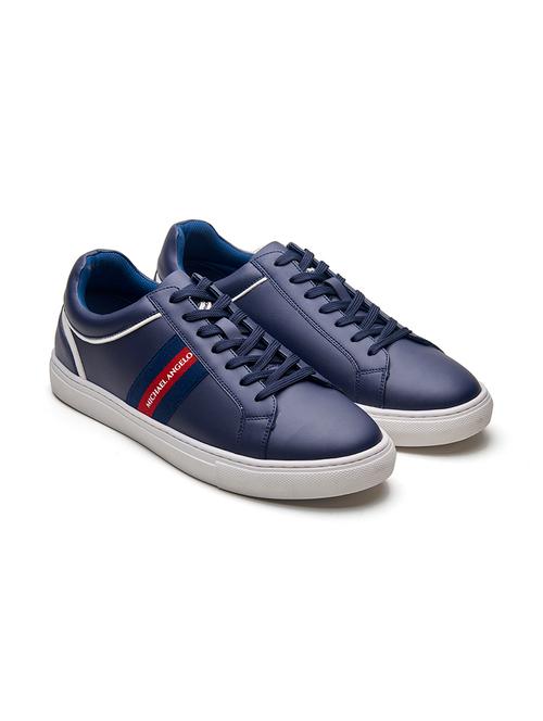 navy blue lace up sneakers - 21176445 - Very Small Image - 1