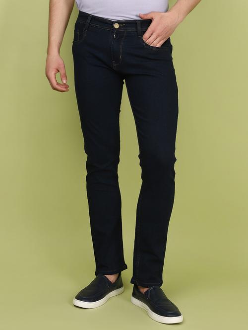 men mid rise plain denim jeans - 21177114 - Very Small Image - 1