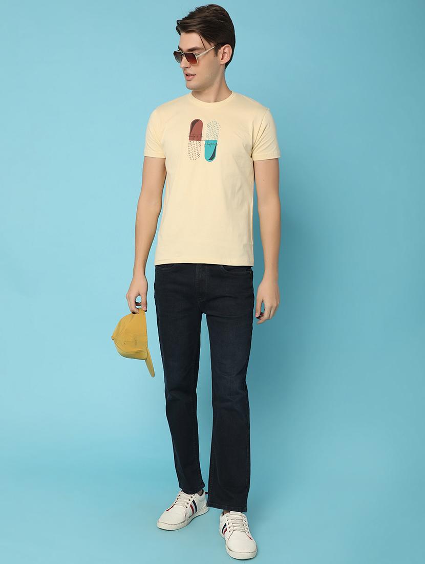 men mid rise plain denim jeans - 21177159 - Standard Image - 3