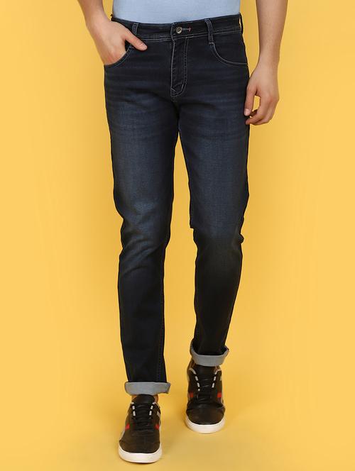 men mid rise plain denim jeans - 21177162 - Very Small Image - 1