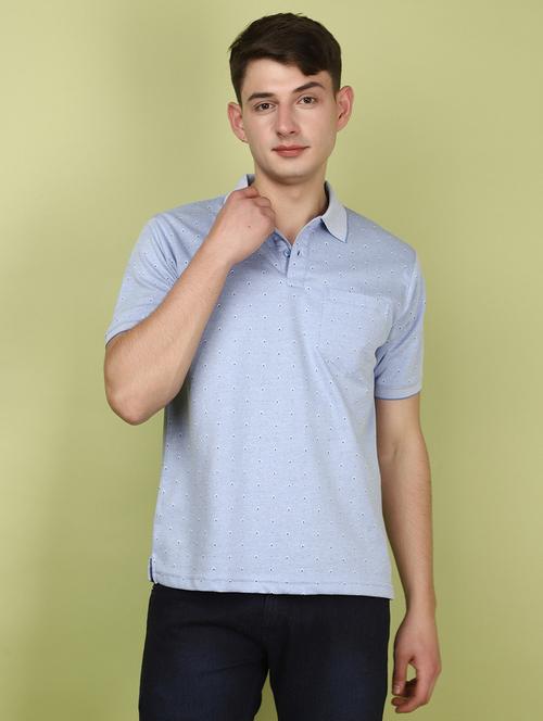 men printed polo t-shirt - 21177935 - Very Small Image - 1
