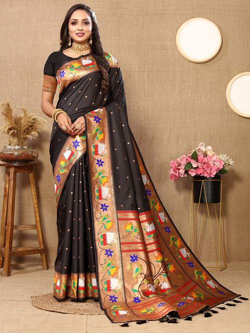 women self design paithani saree - 21181315 - Very Small Image - 1