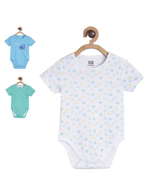 pack of 3 printed onesies - 21181496 - Very Small Image - 1