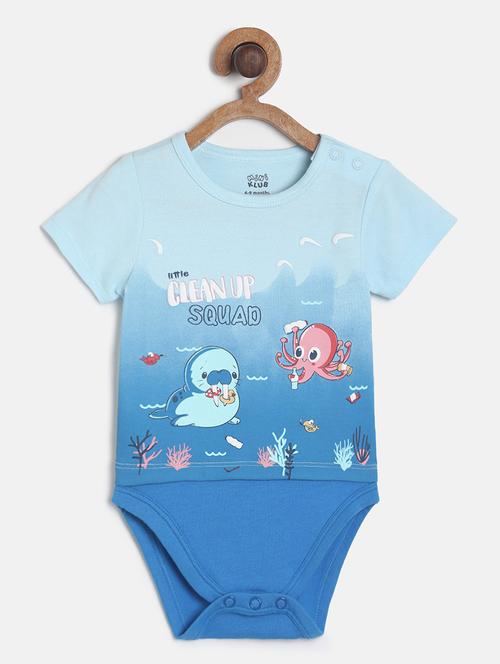 kids cotton printed romper  - 21181502 - Very Small Image - 1