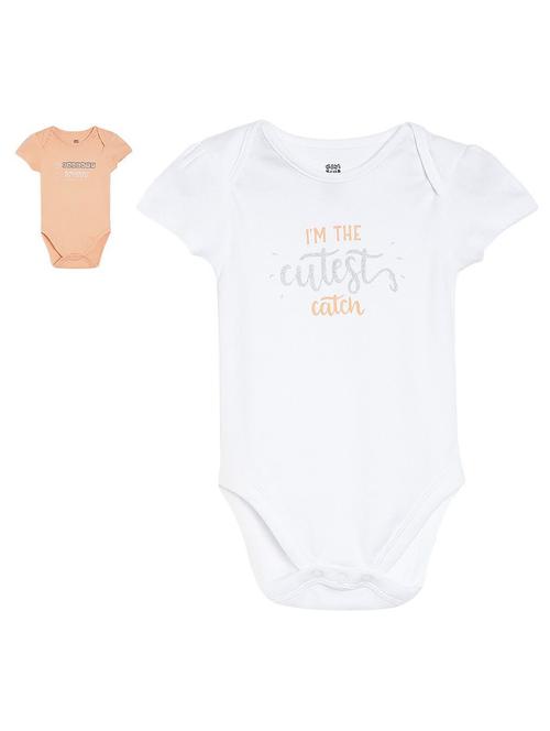 pack of 2 printed rompers - 21181633 - Very Small Image - 1