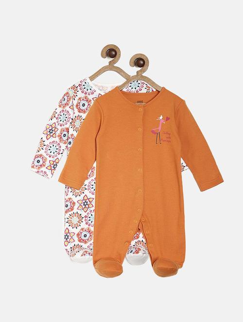 pack of 2 multi colored romper - 21181706 - Very Small Image - 1