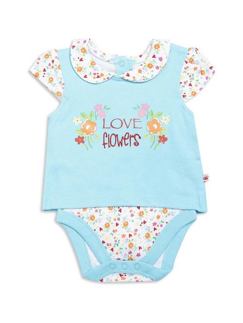 infants printed cotton romper - 21181994 - Very Small Image - 1