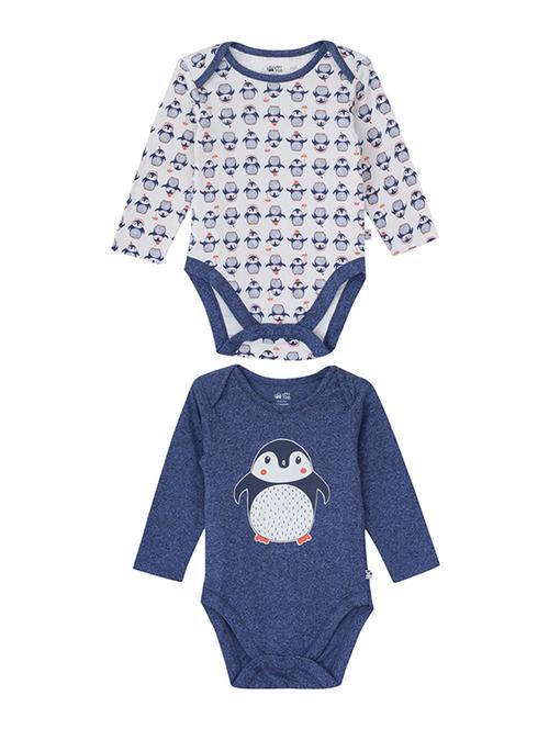 pack of 3 multi colored cotton romper - 21182206 - Very Small Image - 1