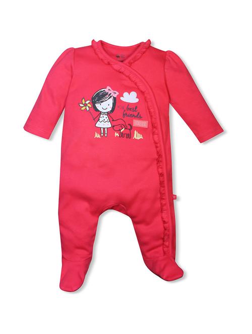 infants printed cotton romper - 21182263 - Very Small Image - 1