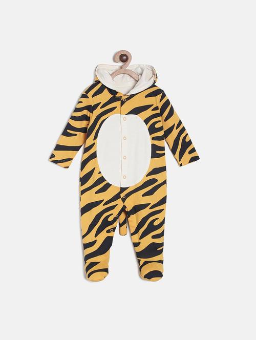 yellow printed cotton onesie - 21182610 - Very Small Image - 1