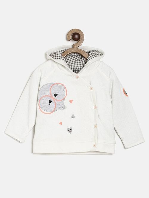 white cotton regular jacket - 21182757 - Very Small Image - 1