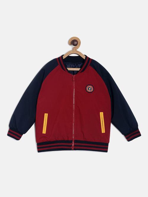 boy henley collar long sleeves jacket - 21183029 - Very Small Image - 1