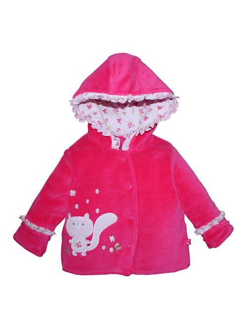 pink cotton blend regular jacket - 21186862 - Very Small Image - 1