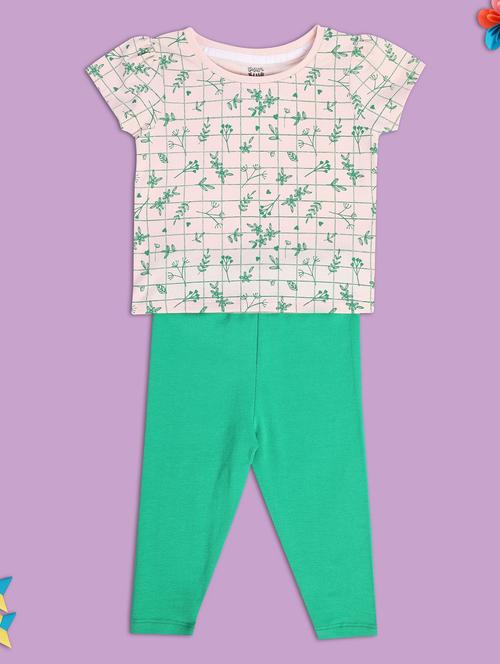 girl printed twin set  - 21186993 - Very Small Image - 1