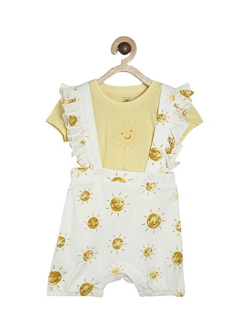 white cotton dungaree set - 21187093 - Very Small Image - 1