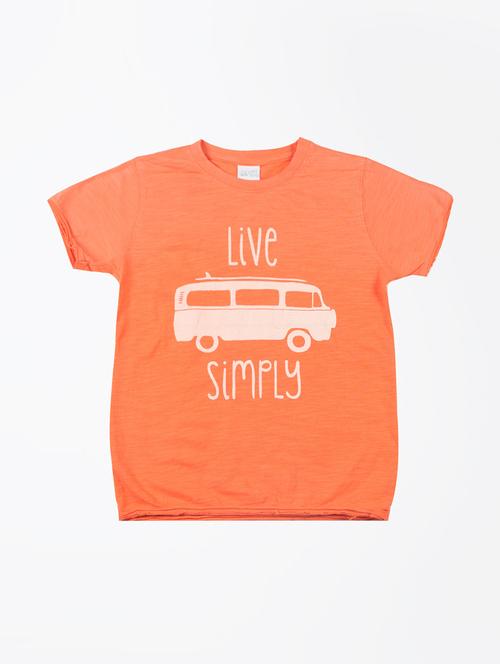 kids round neck printed t-shirt - 21188590 - Very Small Image - 1