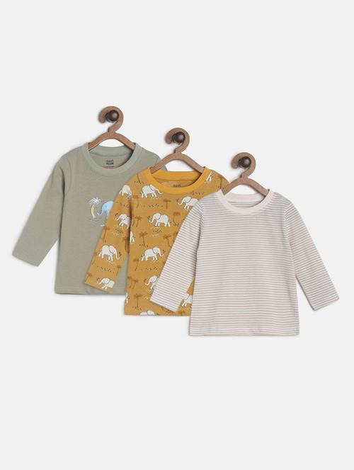 pack of 3 multi colored t-shirt - 21188671 - Very Small Image - 1