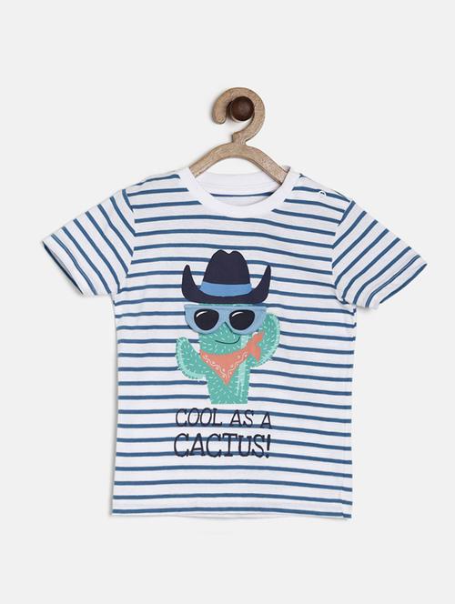 boy's round neck printed t-shirt - 21189170 - Very Small Image - 1