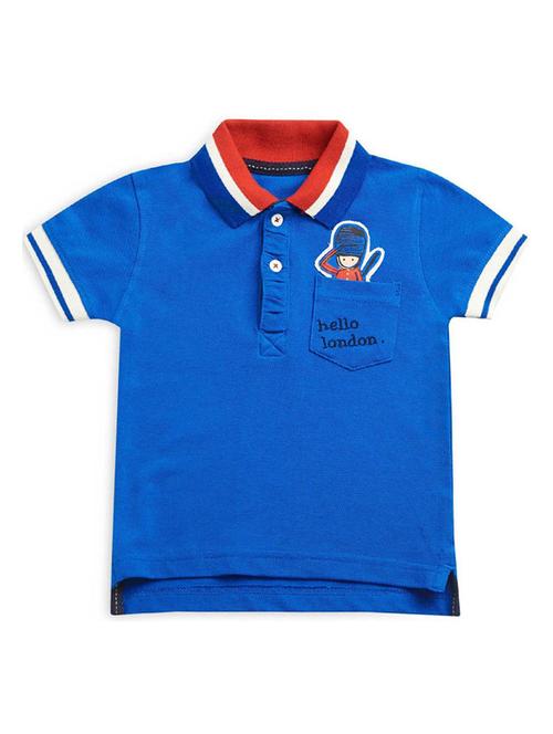 kids polo neck solids t-shirt - 21189337 - Very Small Image - 1