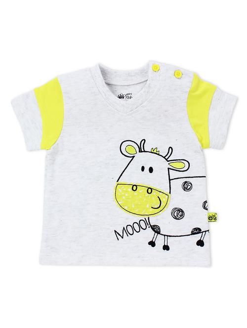boy's v-neck printed t-shirt - 21189867 - Very Small Image - 1