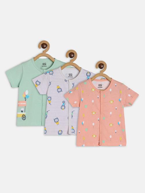 kids round neck combos t-shirts - 21189976 - Very Small Image - 1