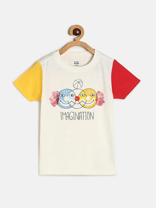 kids round neck printed t-shirt - 21189982 - Very Small Image - 1