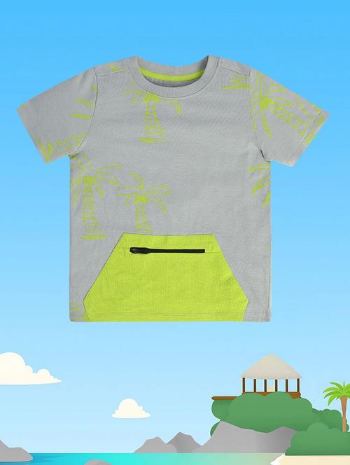 boy's round neck printed t-shirt - 21189993 - Very Small Image - 1