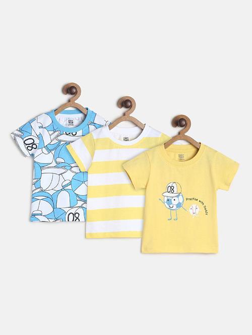 pack of 3 multi colored t-shirt - 21190091 - Very Small Image - 1