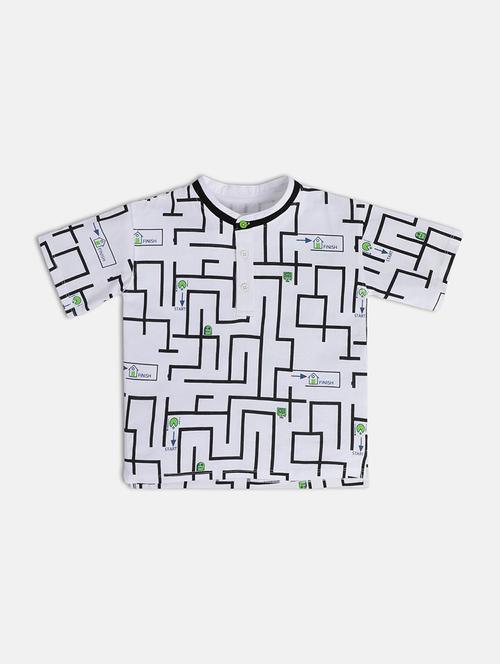 boy's round neck printed t-shirt - 21190211 - Very Small Image - 1