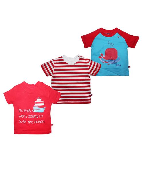 pack of 3 multi colored t-shirt - 21190247 - Very Small Image - 1