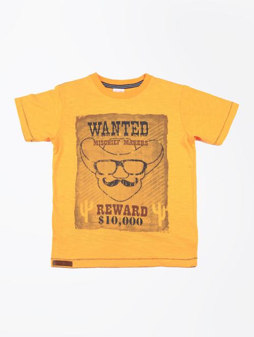 boy's round neck printed t-shirt - 21190259 - Very Small Image - 1