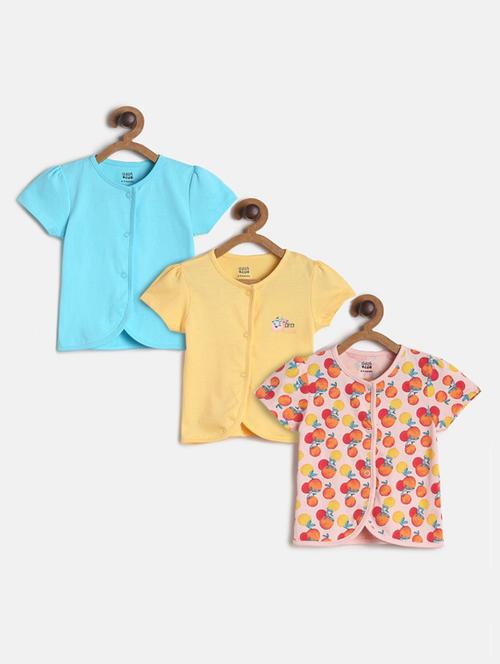 girls pack of 3 cotton tee - 21191181 - Very Small Image - 1