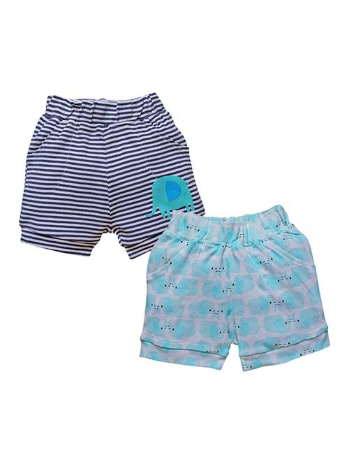kids pack of 2 mid rise shorts - 21191277 - Very Small Image - 1
