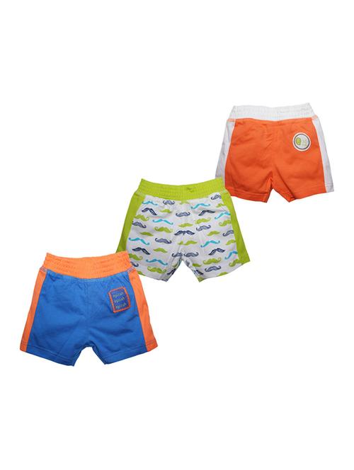 pack of 3 multi colored mid rise shorts  - 21191568 - Very Small Image - 1