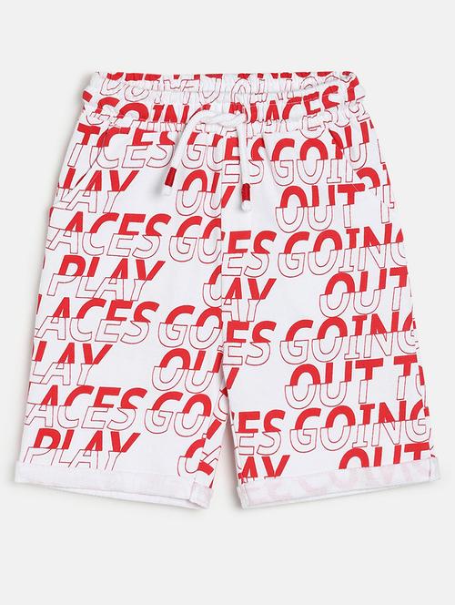 boys mid rise cotton shorts  - 21191657 - Very Small Image - 1