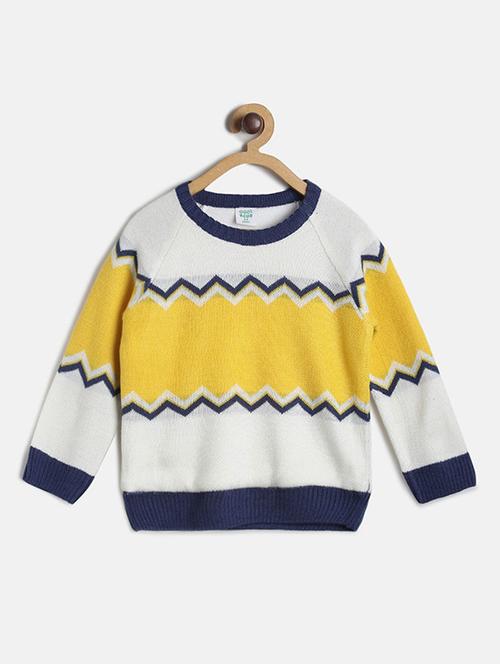 yellow acrylic blend sweater - 21192199 - Very Small Image - 1