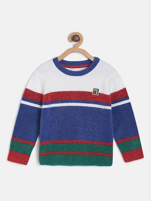 multi colored acrylic blend sweater - 21192205 - Very Small Image - 1