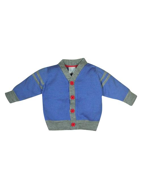 blue acrylic blend sweater - 21192278 - Very Small Image - 1