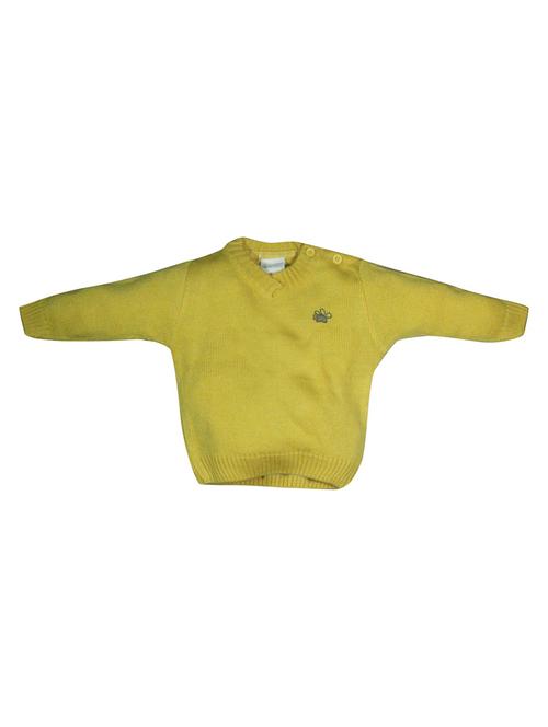 yellow acrylic blend sweater - 21192280 - Very Small Image - 1