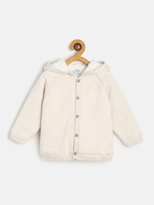 beige cotton blend sweater - 21192323 - Very Small Image - 1